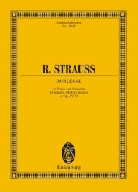 Strauss: Burleske D minor o. Opus  AV 85 TrV 145 (Study Score) published by Eulenburg